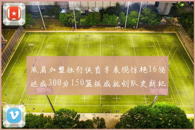 浓眉加盟独行侠首季表现惊艳16场达成300分150篮板成就创队史新纪录